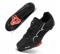 YIHOODA Zapatillas de ciclismo para hombre y mujer, compatibles con SPD, SPD-SL, Look Keo, sistema de clic | Zapatillas de ciclismo para Peloton Bike, bicicleta de carretera y MTB | Ligeras y