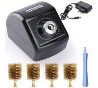 YIHUA 200W Limpiadores de Puntas de soldador estañomotorizado de cobre con sensor infrarrojo, 6 cepillos de lana de latón, adaptador de corriente de 12V compatible con puntas YIHUA C210, C245, C235