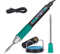 YIHUA 928D-IV Kit de Soldador Estaño con Puerto Type-C, Calentamiento Rápido con Cartucho C235, Temperatura Ajustable de 90~450°C, Protocolos PD/QC/Adaptativos, Pantalla LCD y Cubierta Multifuncional