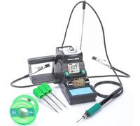 YIHUA 982-III Precision Soldering Station Kit C210-Compatible with 4 C210 Soldering Iron Tips, Lead-Free Solder Wire, Sleep Mode, Auto Standby, Tip Change Slots, Full-Color Display