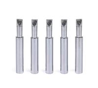 YIHUA Juego de puntas de soldador tipo 6D #1300 (5 piezas) diseñadas para vidrieras compatibles con soldador YIHUA 928D-III de 110 W