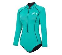 Yihuimin Traje de neopreno para mujer Mm Body Traje de baño Shorty Traje de Buceo Surf Natación Snorkel Verde S