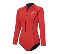 Yihuimin Traje de neopreno para mujer Mm Body Traje de baño Shorty Traje de Buceo Surf Natación Snorkel Rojo XXL