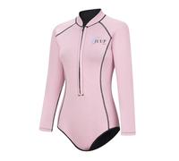 Yihuimin Traje de neopreno para mujer Mm Body Traje de baño Shorty Traje de Buceo Surf Natación Snorkel Rosa claro S