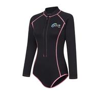Yihuimin Traje de neopreno para mujer Mm Body Traje de baño Shorty Traje de Buceo Surf Natación Snorkel Negro L
