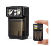 YIIFELL Mini Linterna LED Recargable, 400LM EDC RGB Magnética Linterna Pequeña con Clip, IPX6 Impermeable, Indicador de Batería, 4 Modos Portátil Flashlight para Ciclismo, Camping, Montañismo