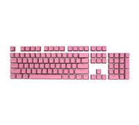 Yiifunglong 104pcs ABS Puddings Keycaps Set, tapas de teclado mecánico, OEM Universal Backlight KeyCaps reemplazo teclado mecánico accesorio rosa