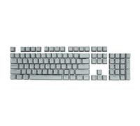Yiifunglong 104pcs ABS Puddings Keycaps Set, tapas de teclado mecánico, OEM Universal Backlight KeyCaps reemplazo teclado mecánico accesorio gris