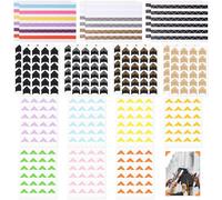 YiiHHooN 21 Hojas Esquinas de Fotos Autoadhesivas, 972 Piezas Esquinas para Fotos de Colores Pegatinas, Esquinas Adhesivas para Álbum de Fotos y Scrapbook Accesorios para Álbum y Diario