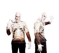 Yiija Fast Fun - Disfraz camiseta Walker, para adultos, talla M, color blanco (Viving Costumes YJ00013)