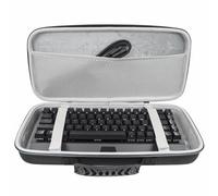 YIIWAY 75% 84 Teclas Teclado Estuche, Duro Funda Case Compatible con Razer BlackWidow V3 Mini HyperSpeed/BlackWidow V4 Pro 75% / Huntsman V3 Pro Mini, Funda Solo - Negro YC85003