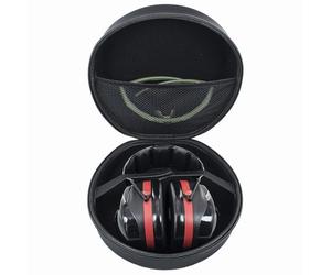 YIIWAY Funda Duro Estuche Case Compatible con 3M / Sordin/Honeywell/Walker's/Vanderfields/Senner WorkPro/Alpine/Schallwerk Orejeras Protector Auditivo, Funda Solo - Negro YC80114