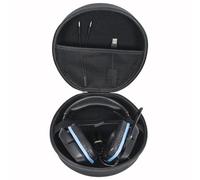 YIIWAY Funda Duro Estuche Case Compatible con Corsair HS35 v2 / HS55 / HS65 / HS80 RGB/Virtuoso MAX/Void Elite RGB/Void v2 Drahtloses MAX Wireless Auriculares Gaming, Funda Solo - Negro YC80033