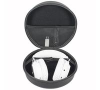 YIIWAY Funda Duro Estuche Case Compatible con Soundcore Q11i / Q20i / Q30 / Q45 / Life Q20 / Life Q30 / H30i / Space One/Space One Pro/Space Q45 Auriculares, Funda Solo - Negro YC80081