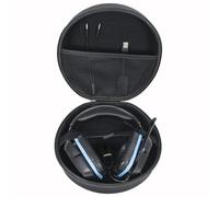 YIIWAY Funda Duro Estuche Case Compatible con Trust Gaming GXT 322D Carus/GXT 418 Rayne/GXT 488 Forze/GXT 490 Fayzo/GXT 498 Forta Auriculares Gaming, Funda Solo - Negro YC80050