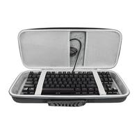 YIIWAY TKL Tenkeyless 80% 87 Teclas Teclado Estuche, Duro Funda Case Compatible con Razer BlackWidow V3 Tenkeyless/Huntsman V3 Pro Tenkeyless/Ornata V3 Tenkeyless, Funda Solo - Negro YC85004