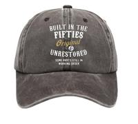 yijan Baseball Cap Collection · Fifties - Original & Unrestored - Designed for Those Who Carry Their Era (Brown)