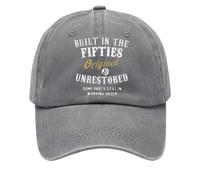 yijan Baseball Cap Collection · Fifties - Original & Unrestored - Designed for Those Who Carry Their Era (Urban Haze)