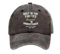 yijan Baseball Cap Collection · Forties - Original & Unrestored - Designed for Those Who Carry Their Era (Brown)