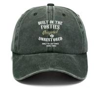 yijan Baseball Cap Collection · Forties - Original & Unrestored - Designed for Those Who Carry Their Era (Forest Mist)