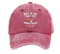 yijan Baseball Cap Collection · Forties - Original & Unrestored - Designed for Those Who Carry Their Era (Rose)