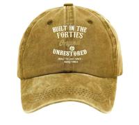 yijan Baseball Cap Collection · Forties - Original & Unrestored - Designed for Those Who Carry Their Era (Yellow)