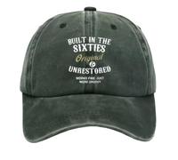 yijan Baseball Cap Collection · Sixties - Original & Unrestored - Designed for Those Who Carry Their Era (Forest Mist)