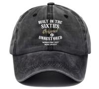 yijan Baseball Cap Collection · Sixties - Original & Unrestored - Designed for Those Who Carry Their Era (Graphite)