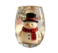 yijan Holiday Character Collectible Glass Cup Collection 16oz Reusable Drinking Glass (05)