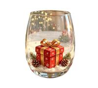 yijan Holiday Character Collectible Glass Cup Collection 16oz Reusable Drinking Glass (08)