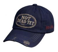 yijan Not Dead Yet DD-214 Veterans Casual Hat Adjustable Cotton Vintage Cap ( Navy)