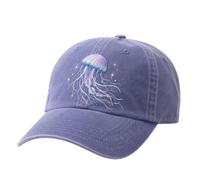 yijan Ocean Spirit Washed Baseball Cap - Adjustable Unisex Dad Hat for Outdoor Casual Wear (03)
