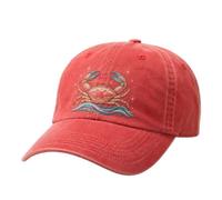 yijan Ocean Spirit Washed Baseball Cap - Adjustable Unisex Dad Hat for Outdoor Casual Wear (08)