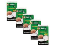 YIJIA | Aroy-D 250ml - Leche de coco con E435 - Coconut Milk 100% Original (5 Botella)
