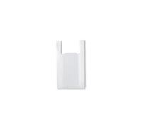 YIJIA | Bolsa Plástico Camiseta Reutilizable Recicladas Tamaño 70% Recicladas - Ideales para tiendas de alimentación y comercio en general (Blanco 50x60, 200 Uds)