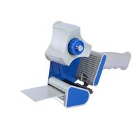 YIJIA - Dispensador Cinta de Embalar Precintadora Industrial para Embalar con Cinta Adhesiva Máquina para Encintar Cajas con Freno, Portacinta de Embalaje y Mudanzas | Ancho 50mm (Azul)