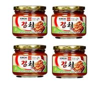 YIJIA | Kimchi Coreano Conservado Botella 410g - Una Delicia Fermentada Vegana y sin Gluten (4 Botella)
