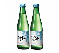 YIJIA | Lotte Sake Chung Ha Korean 300ml (Alc.13%) - El sake coreano Cheongha más popular en Corea y Japón (2 Botella)