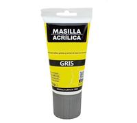 YIJIA | Masilla Acrílica Gris - Ideal para rellenar y reparar madera al interior, Masilla lista al uso, Formato en tubo, 150 g - Secado Rápido, Alta Adherencia y Fácil Aplicación - Color Gris