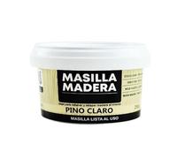 YIJIA | Masilla para Madera - Ideal para rellenar y reparar madera al interior, Masilla lista al uso 250 gramos - Secado Rápido, Alta Adherencia y Fácil Aplicación -Color Pino Claro