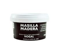 YIJIA | Masilla para Madera - Ideal para rellenar y reparar madera al interior, Masilla lista al uso 250 gramos - Secado Rápido, Alta Adherencia y Fácil Aplicación -Color Nogal