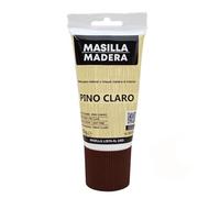 YIJIA | Masilla para Madera - Ideal para rellenar y reparar madera al interior, Masilla lista al uso, Formato en tubo, 150 g - Secado Rápido, Alta Adherencia y Fácil Aplicación - Color Pino Claro