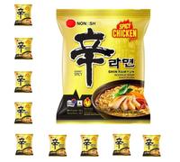 YIJIA | Pack 10x120g Ramen Coreanos con Pollo Picante - Instant Noodle Fideos Corea