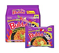 YIJIA | Pack 5 Fideos instanteneos coreanos - Fideos Ramen Coreano Buldak Habanero Lima 140g