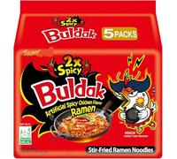 YIJIA | Pack 5 Fideos instanteneos coreanos - Ramen Coreano HOT CHICKEN 2X PICANTE 140g