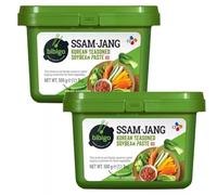 YIJIA | Pasta de Soja Coreana Ssamjang | Soybean paste 500g - Una elección perfecta para todos los amantes de la comida coreana（Pack de 2）