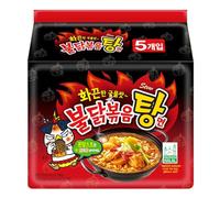 YIJIA | Ramen Buldak Hot Chicken Stew Type - Sopa de fideos (Pack 5 x 140g)