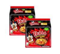 YIJIA | Ramen Coreano pollo picante Stew Type - Sopa de fideos (Pack 10 x 140g)