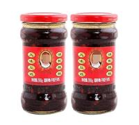 YIJIA | Salsa de Chili con Soja Fermentada 280g X 2 Botella - Un gran condimento para casi todos los platos chinos