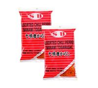 YIJIA | SB Siete Especias - Nanami Togarashi- Shichimi | Mezcla de Especias en Polvo 300g (2 Bolsa)